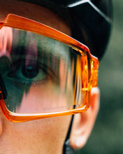 SPATZ "SHIELD" Glasses - Translucent Orange #SHIELD